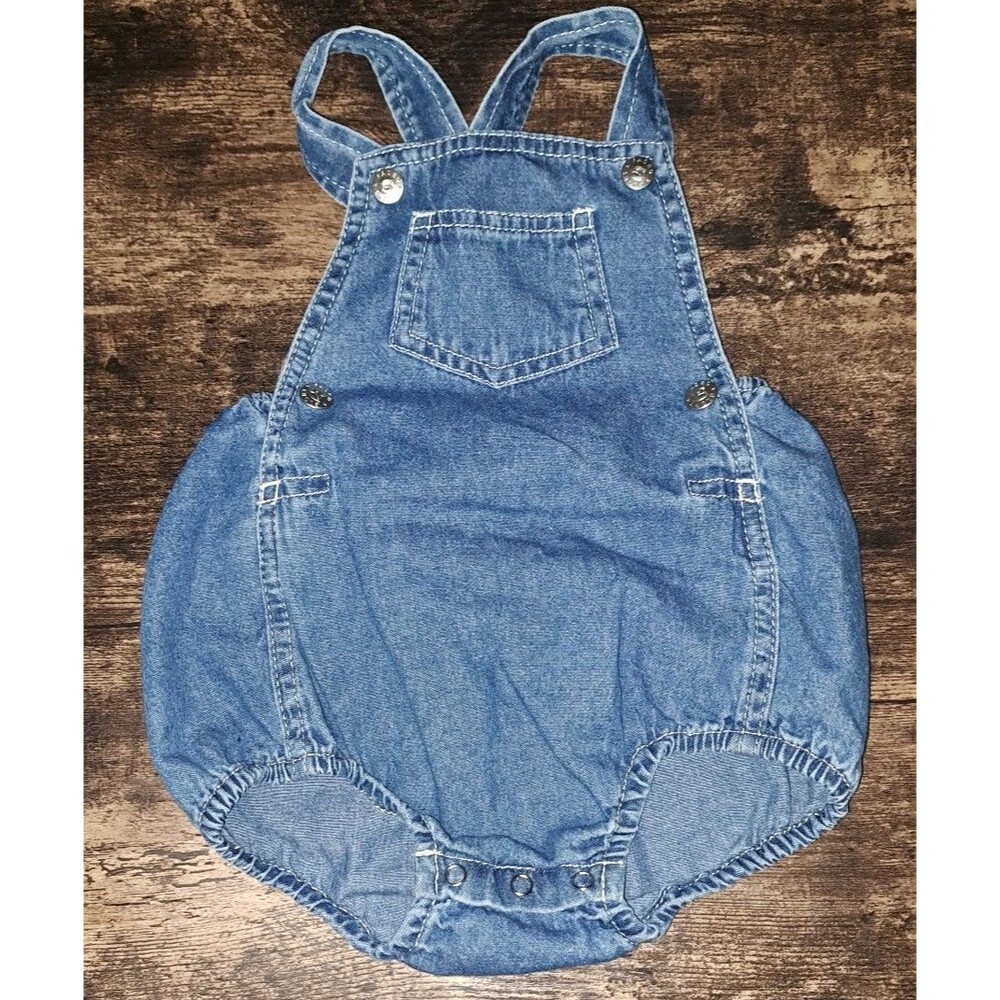 Faded Glory Bubble Overalls 100% Cotton